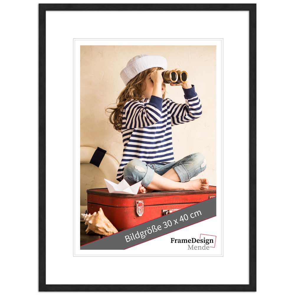 Cadre photo H247 Noir 50 x 75 cm