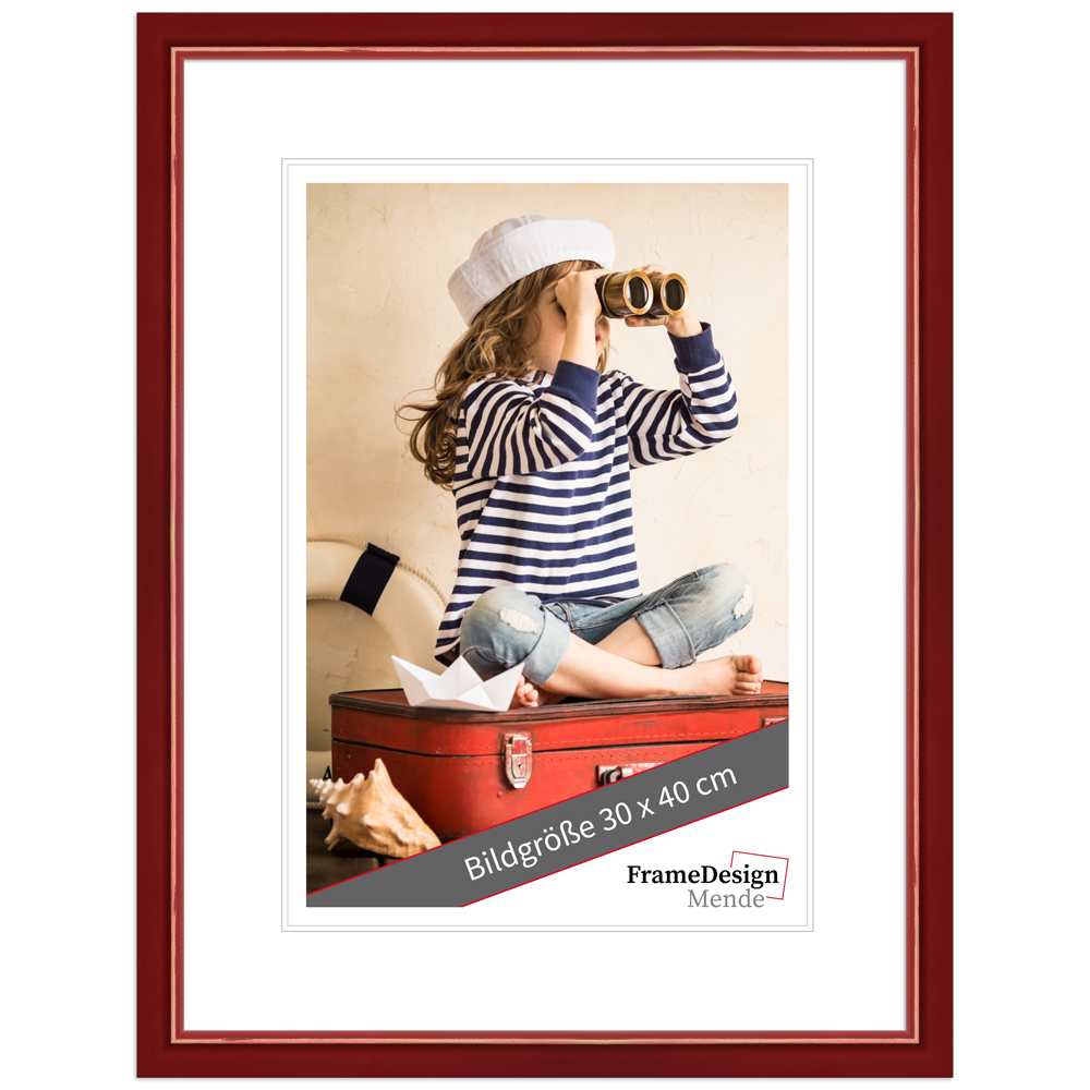 Cadre photo H340 Rouge 30 x 45 cm