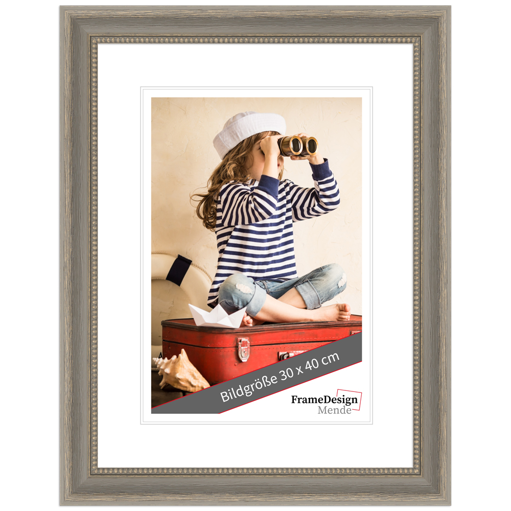 Bilderrahmen H390 Grau 60 x 90 cm