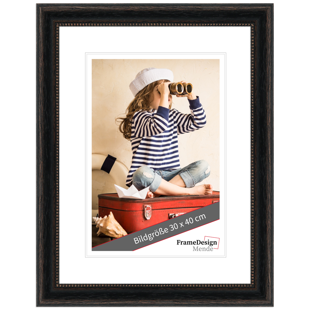 Cadre photo H390 Noir 40 x 60 cm