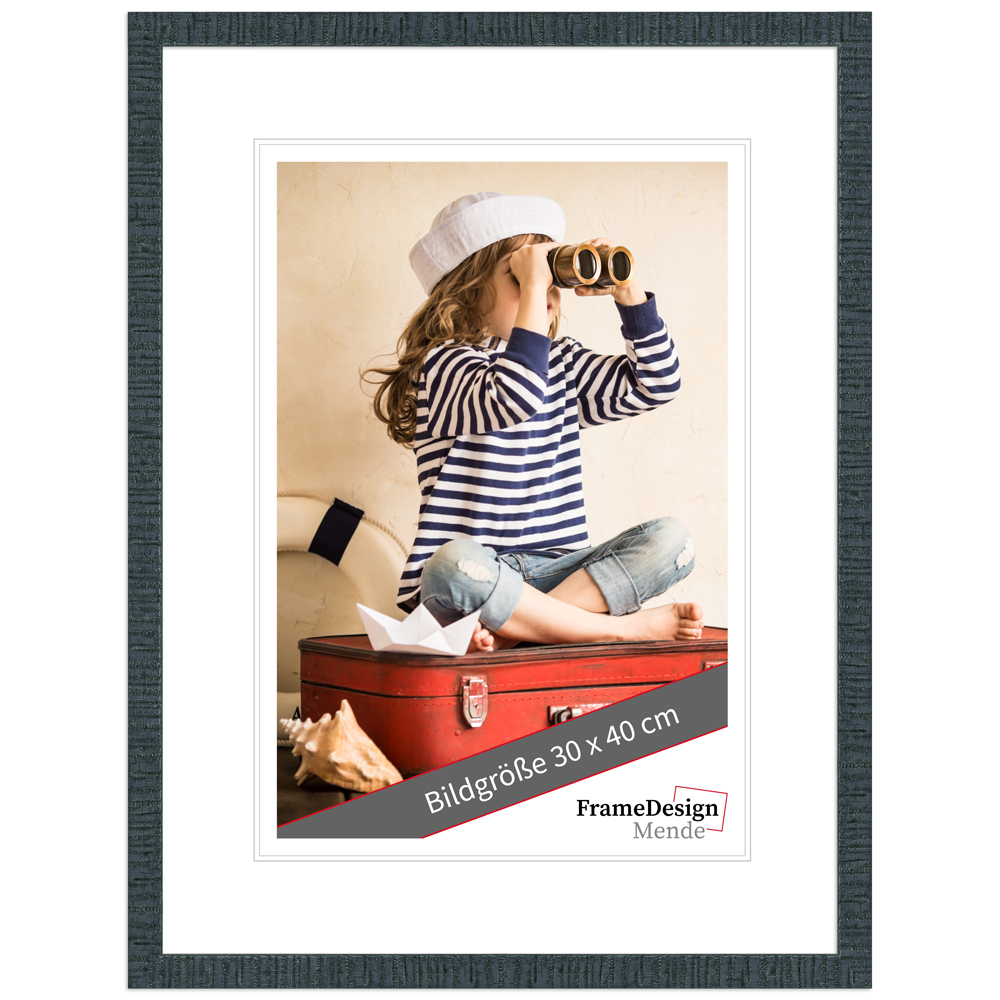 Cadre photo H425 Bleu 30 x 45 cm