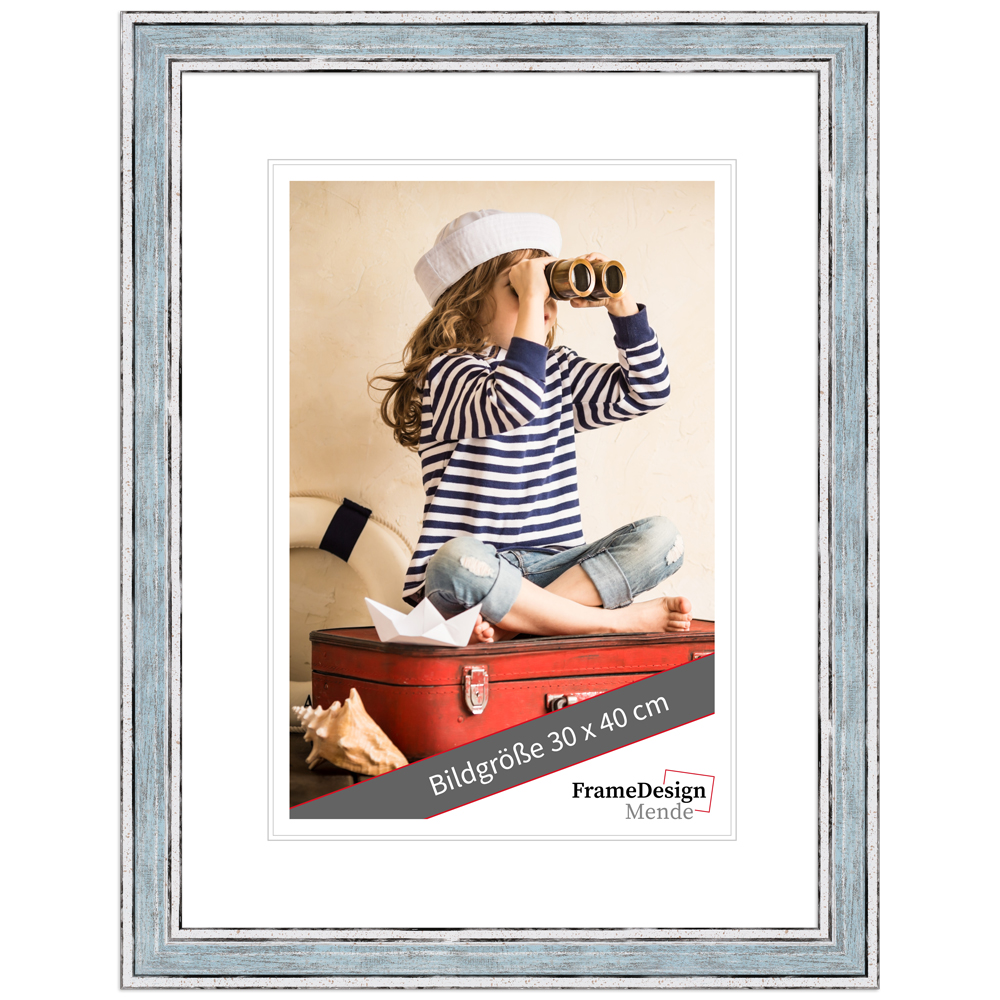 Cadre photo H460 Bleu 13 x 13 cm