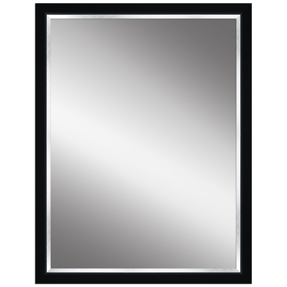 Miroir Mural H490 Noir 20 x 20 cm