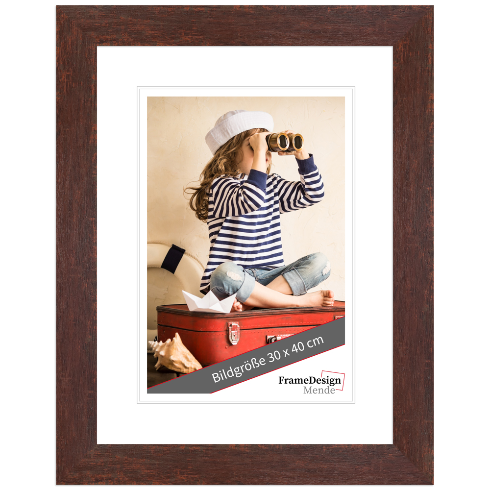 Cadre photo H610 Noyer 50 x 100 cm