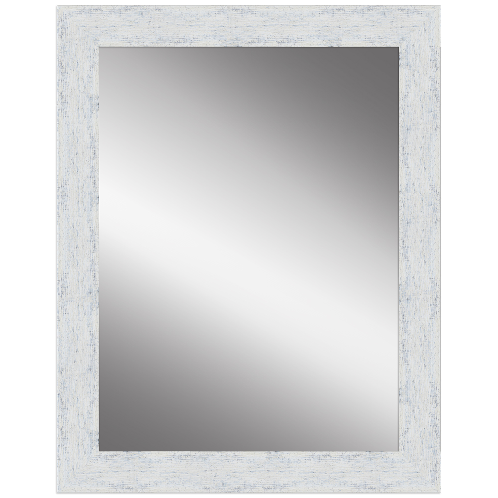 Mende Frames Wandspiegel H610 Weiß 60 x 90 cm aus Holz Made in Germany