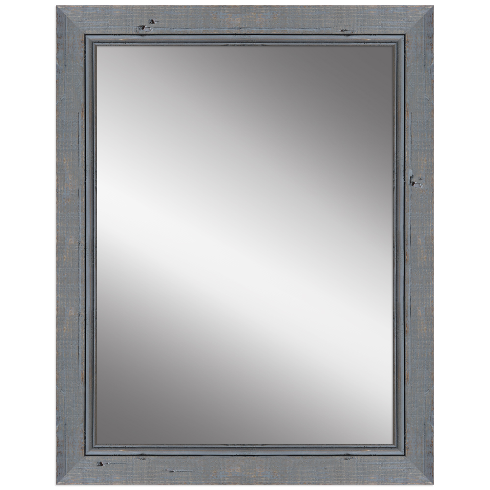 Mende Frames Wandspiegel H660 Grau 42 x 59,4 cm aus Holz Made in Germany