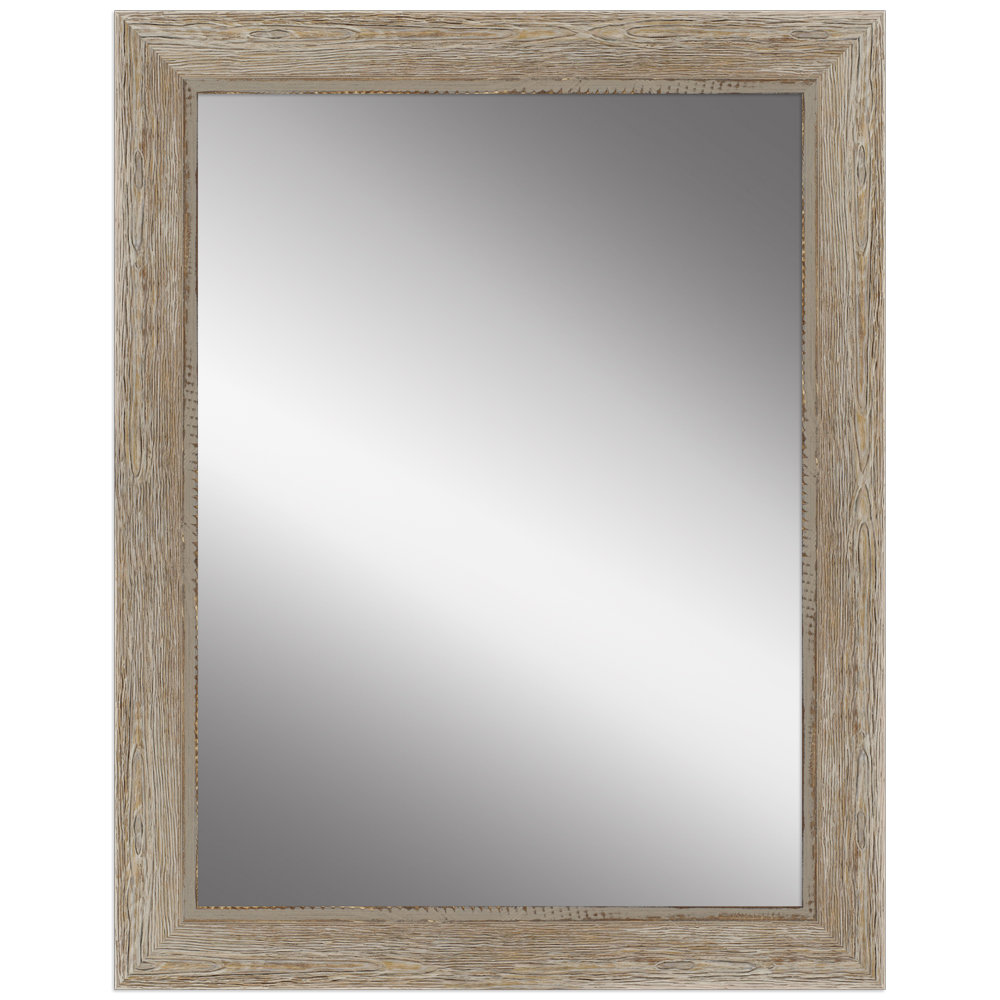 Miroir Mural H690 Crème Brun 45 x 60 cm