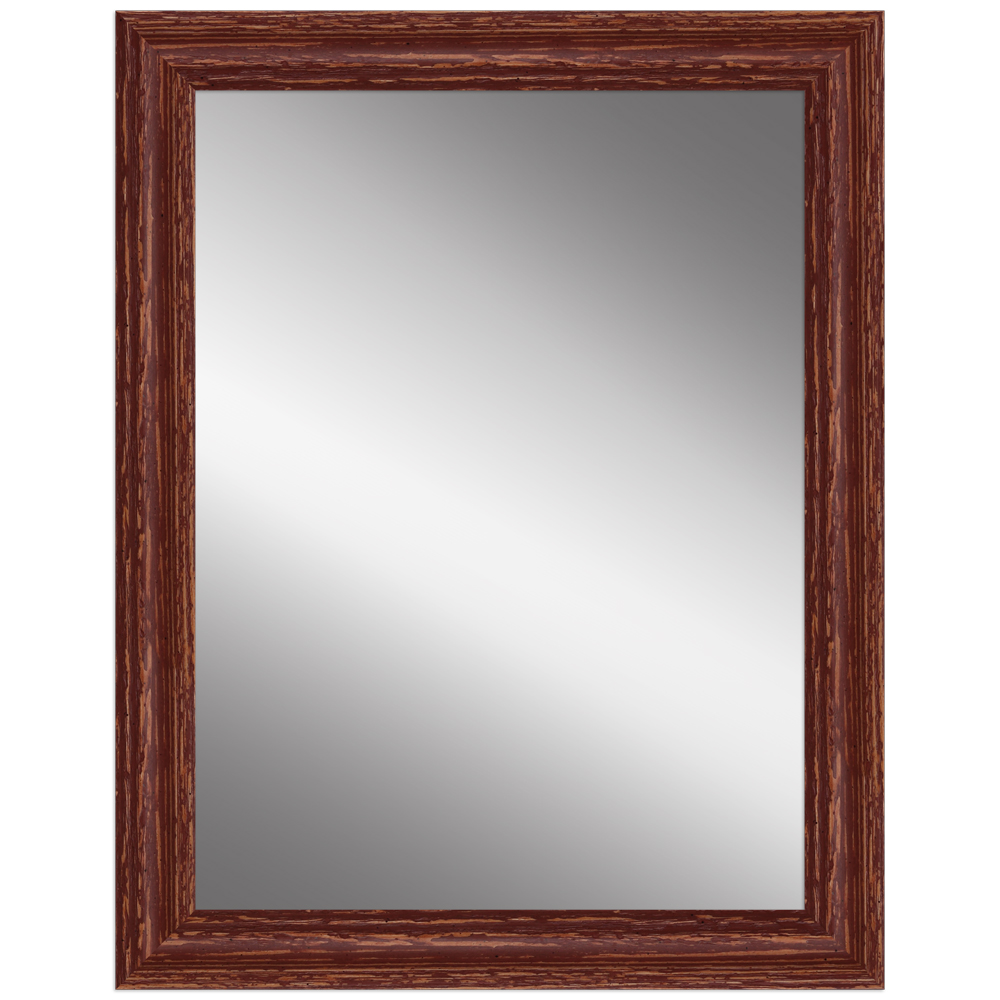 Mende Frames Wandspiegel H740 Braun 42 x 59,4 cm aus Holz Made in Germany