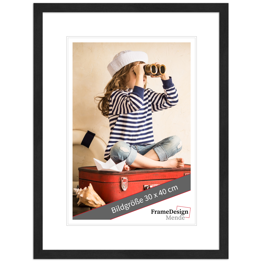 Cadre photo H950 Noir, veinuré 15 x 21 cm