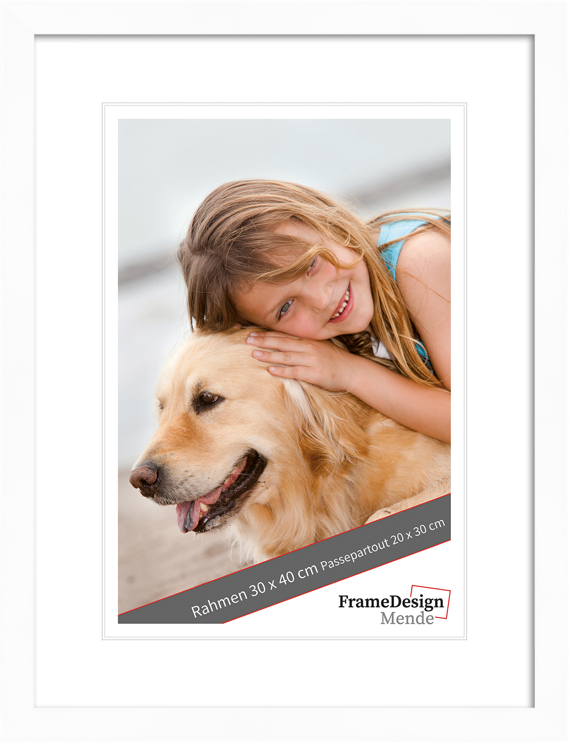 Cadre photo H960 Blanc 30 x 60 cm