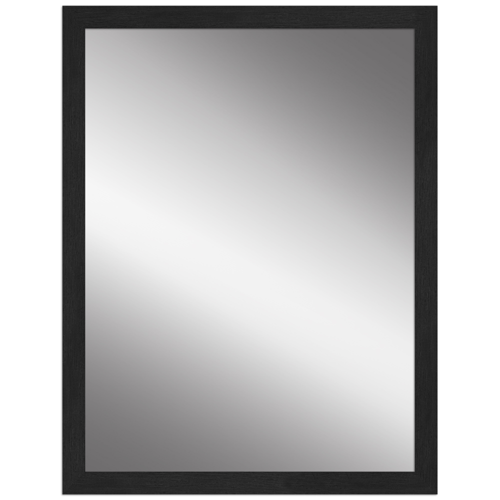 Mende Frames Wandspiegel H960 Schwarz, gemasert 15 x 21 cm aus Holz Made in Germany