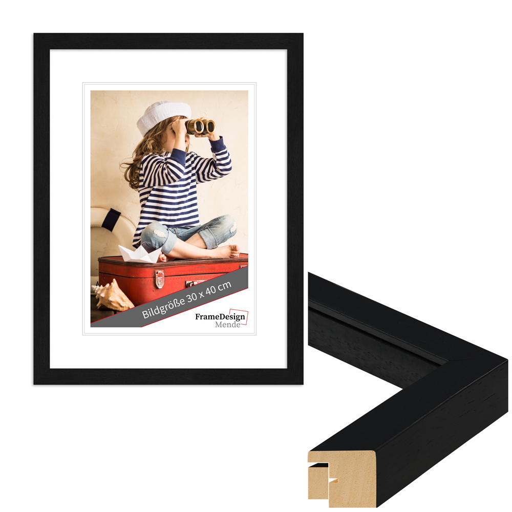 Cadre photo H965 Noir 20 x 60 cm