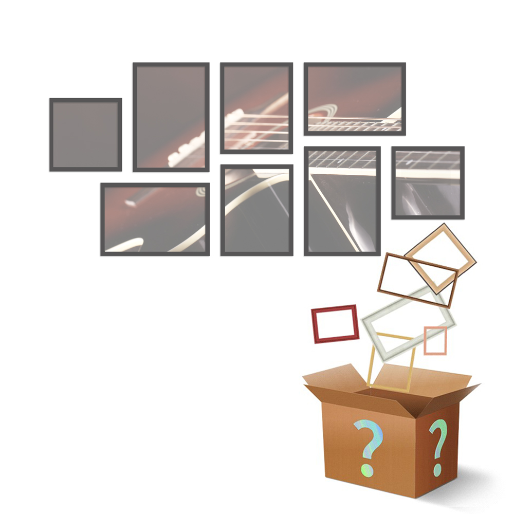 Mystery Box Bilderrahmen Set für Bilderwand | Klassisch