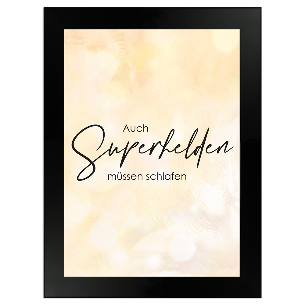 gerahmtes Poster | Superhelden