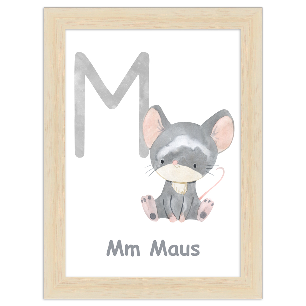 gerahmtes Poster | M - Maus