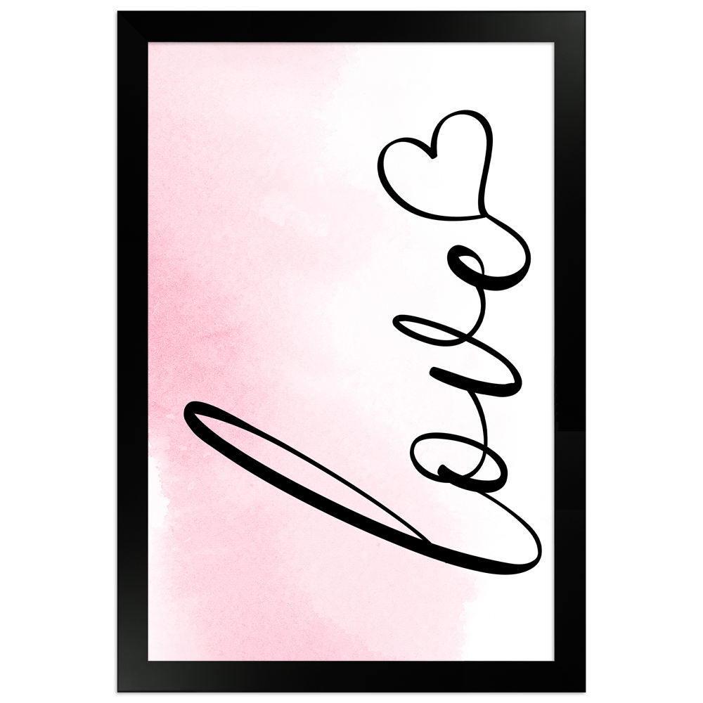 gerahmtes Poster | Love