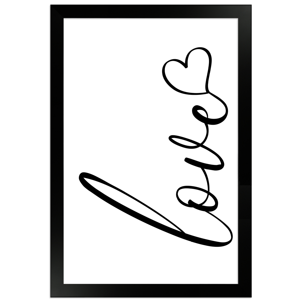 gerahmtes Poster | Love