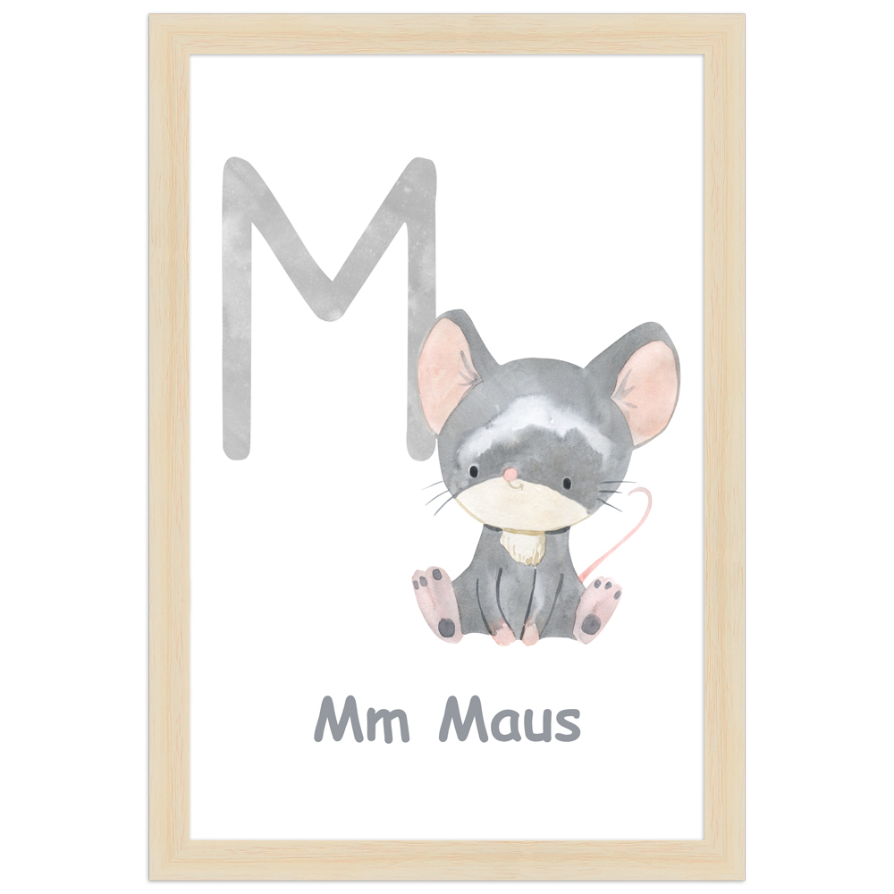 gerahmtes Poster | M - Maus