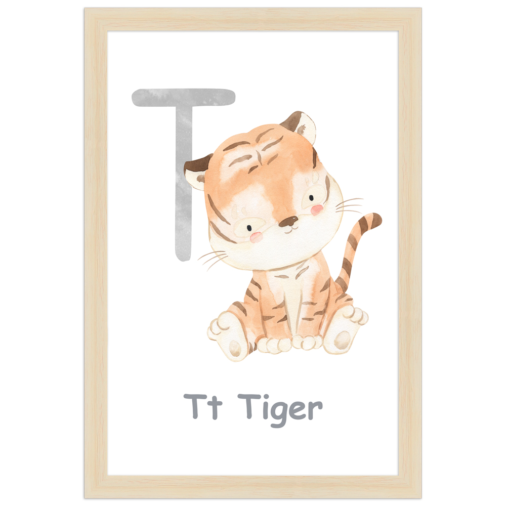 gerahmtes Poster | T - Tiger