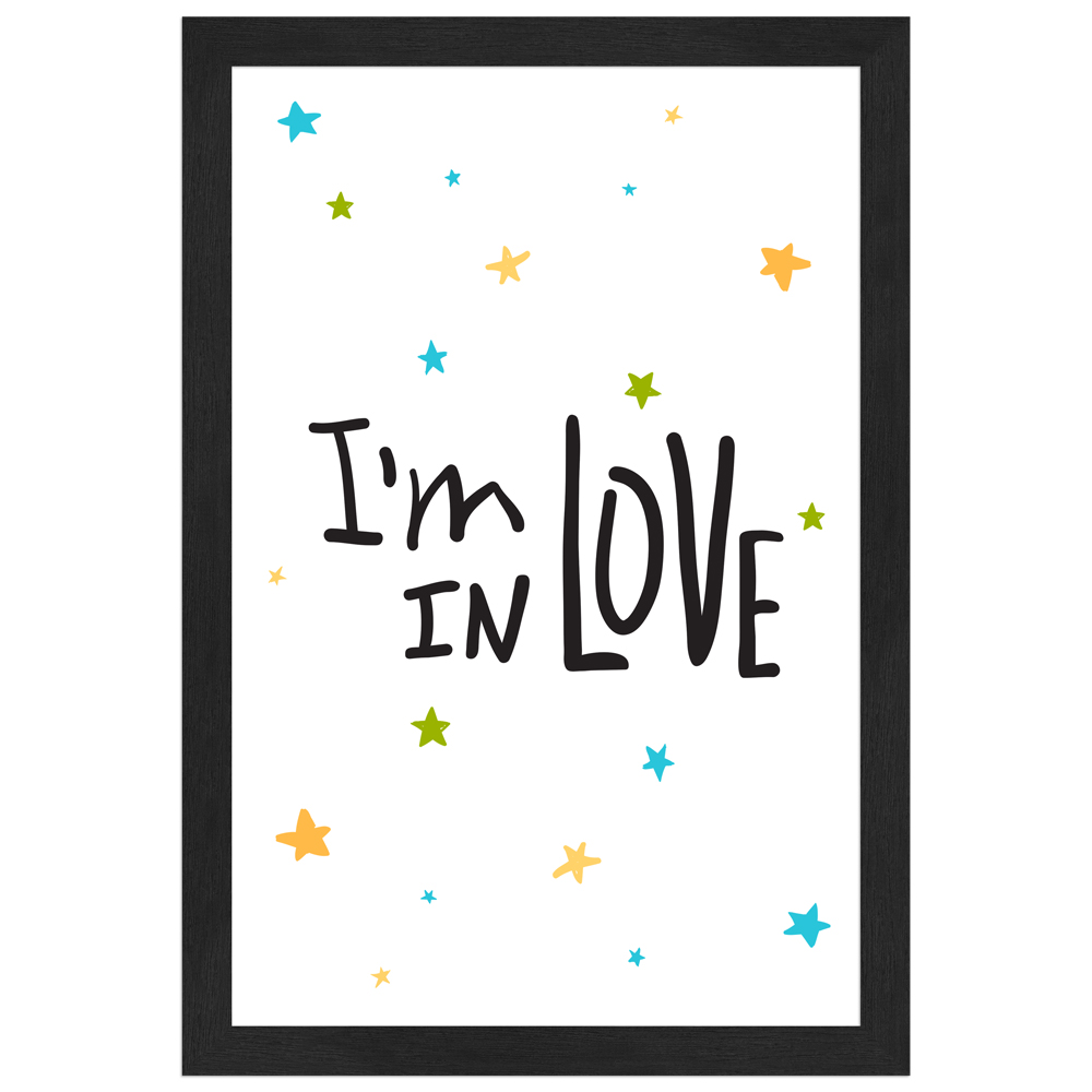 Im in Love - 20x30 Poster mit schwarzem Rahmen