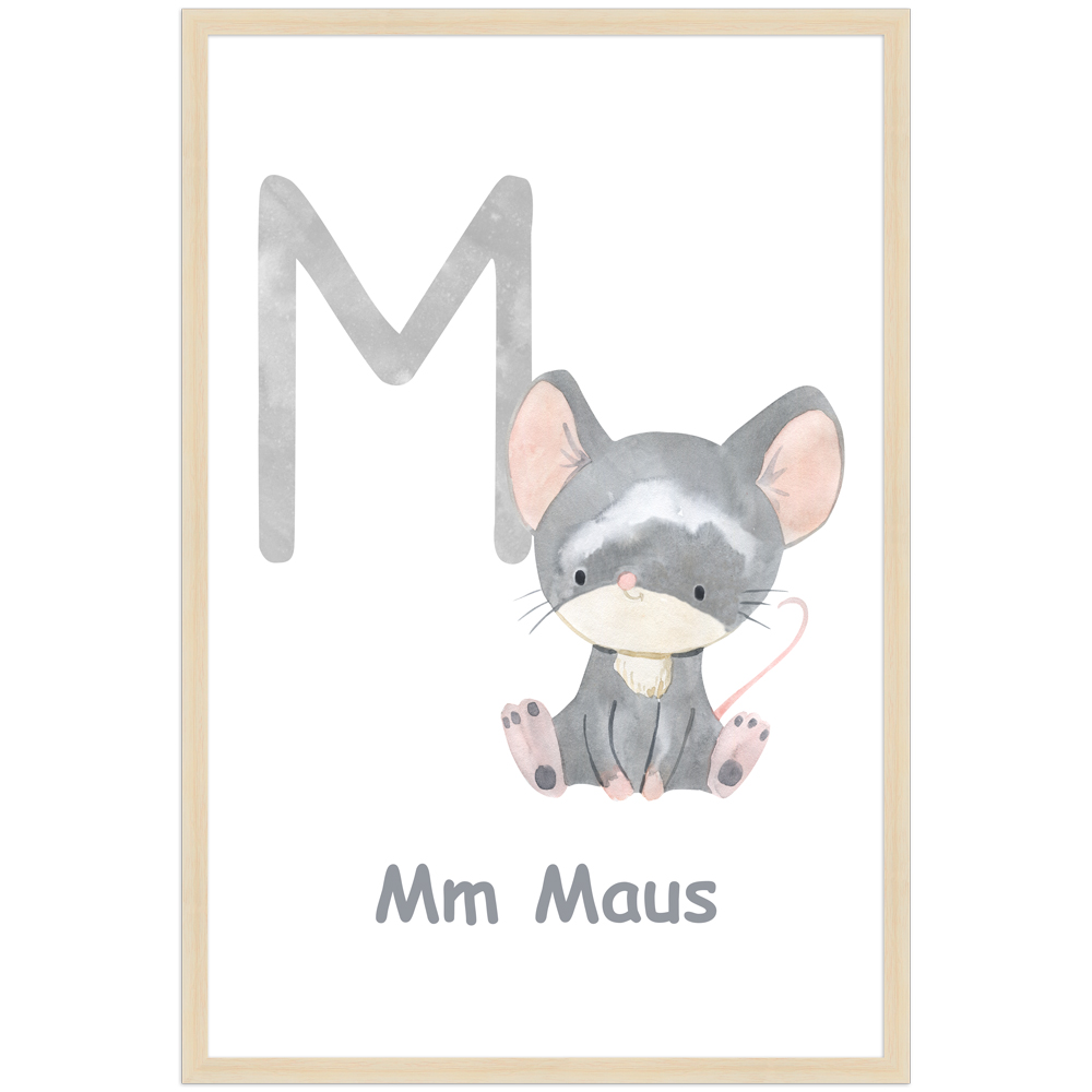 gerahmtes Poster | M - Maus