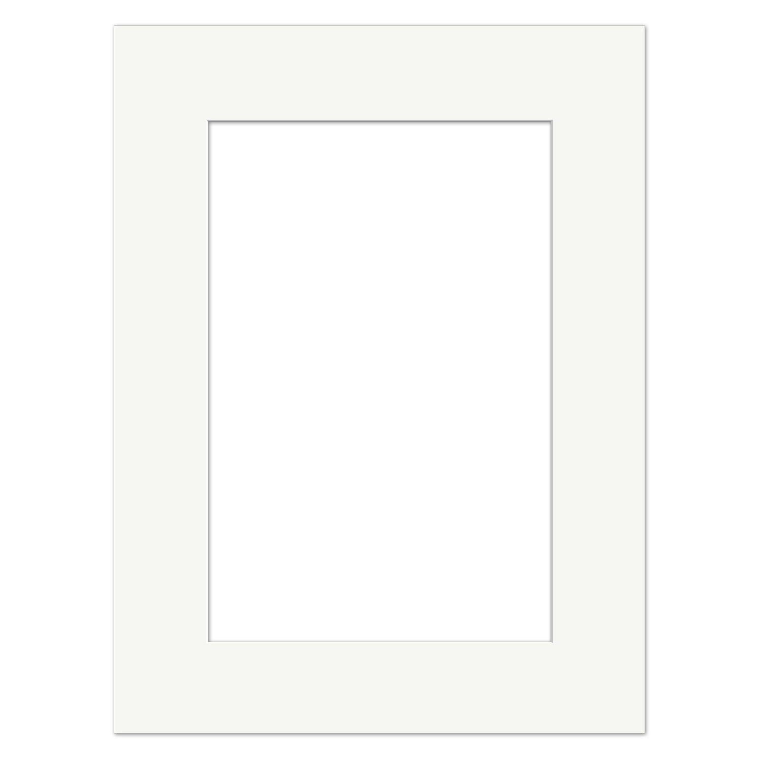 Passepartout Weiß 60 x 80 cm nach Maß für Bilderrahmen