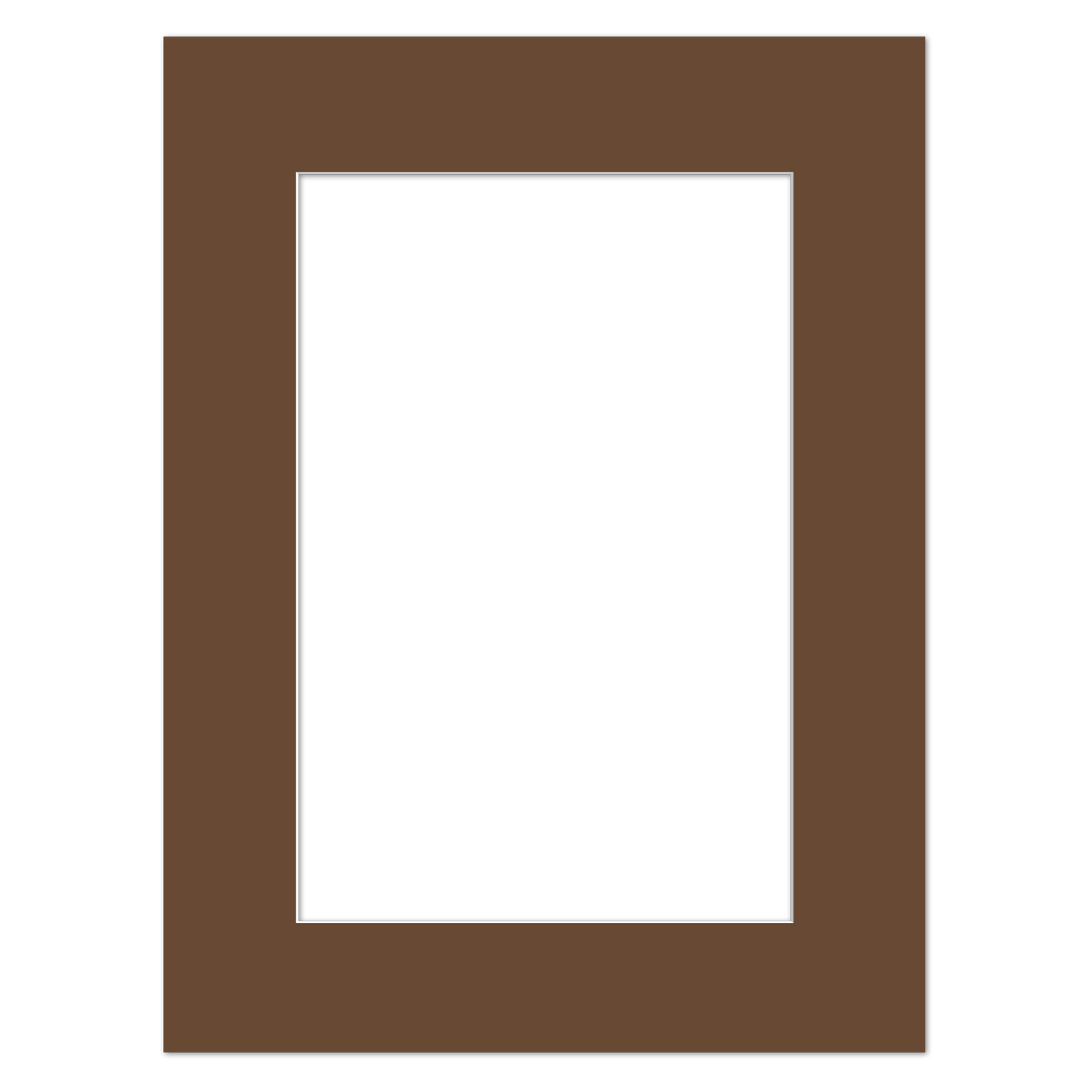 Passe-partout Tabac 25 x 38 cm sur mesure en plusieurs couleurs