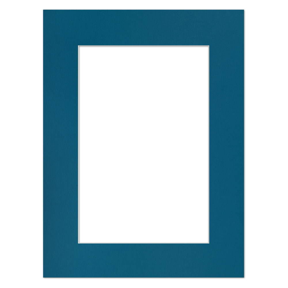 Passepartout Blu Ortensia 40 x 60 cm nach Maß in vielen Farben