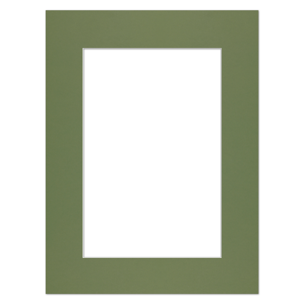 Passepartout Verde Felce 15 x 20 cm nach Maß in vielen Farben