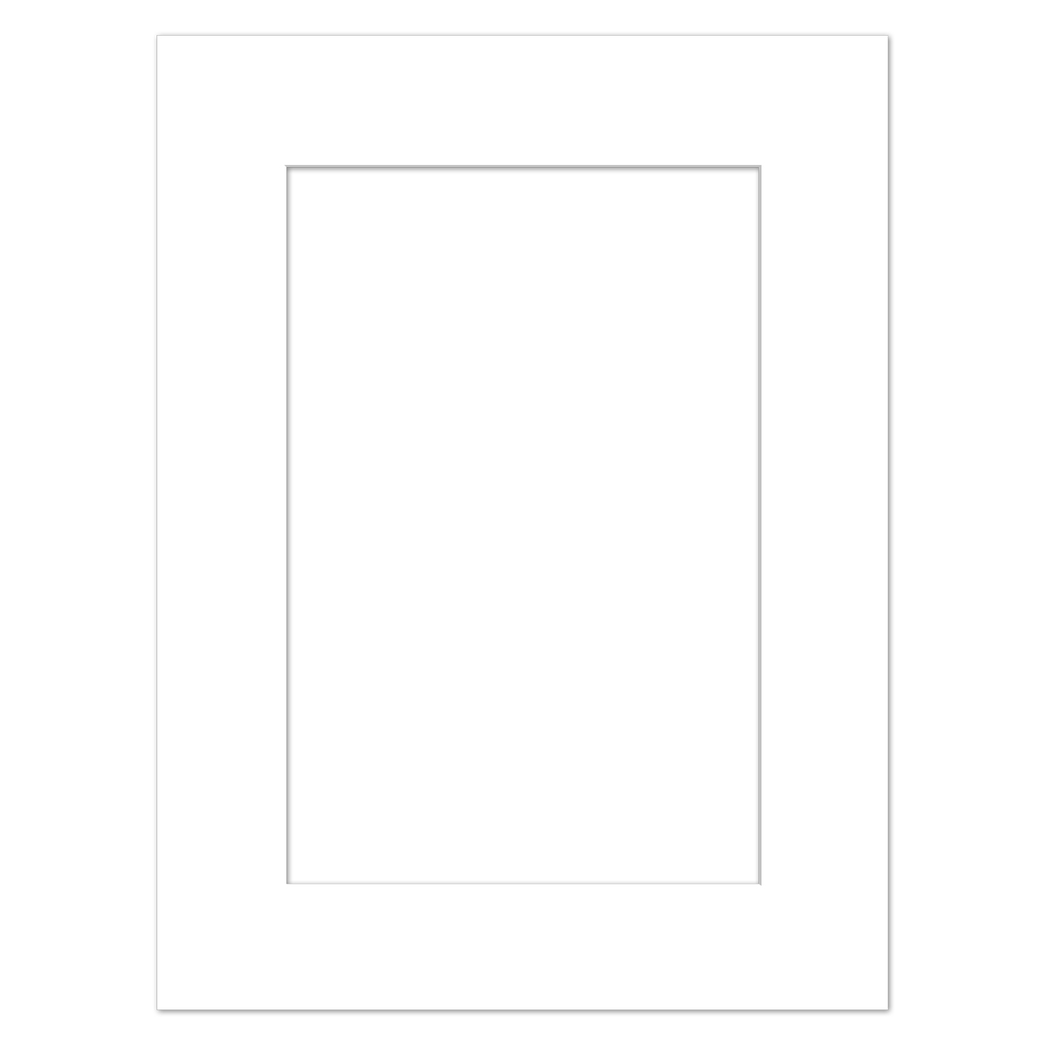 Passe-partout Blanc Flash 15 x 20 cm sur mesure en plusieurs couleurs