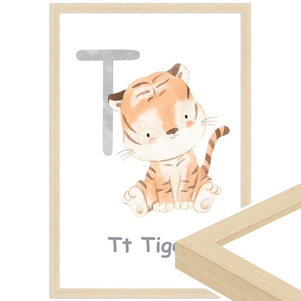 gerahmtes Poster | T - Tiger