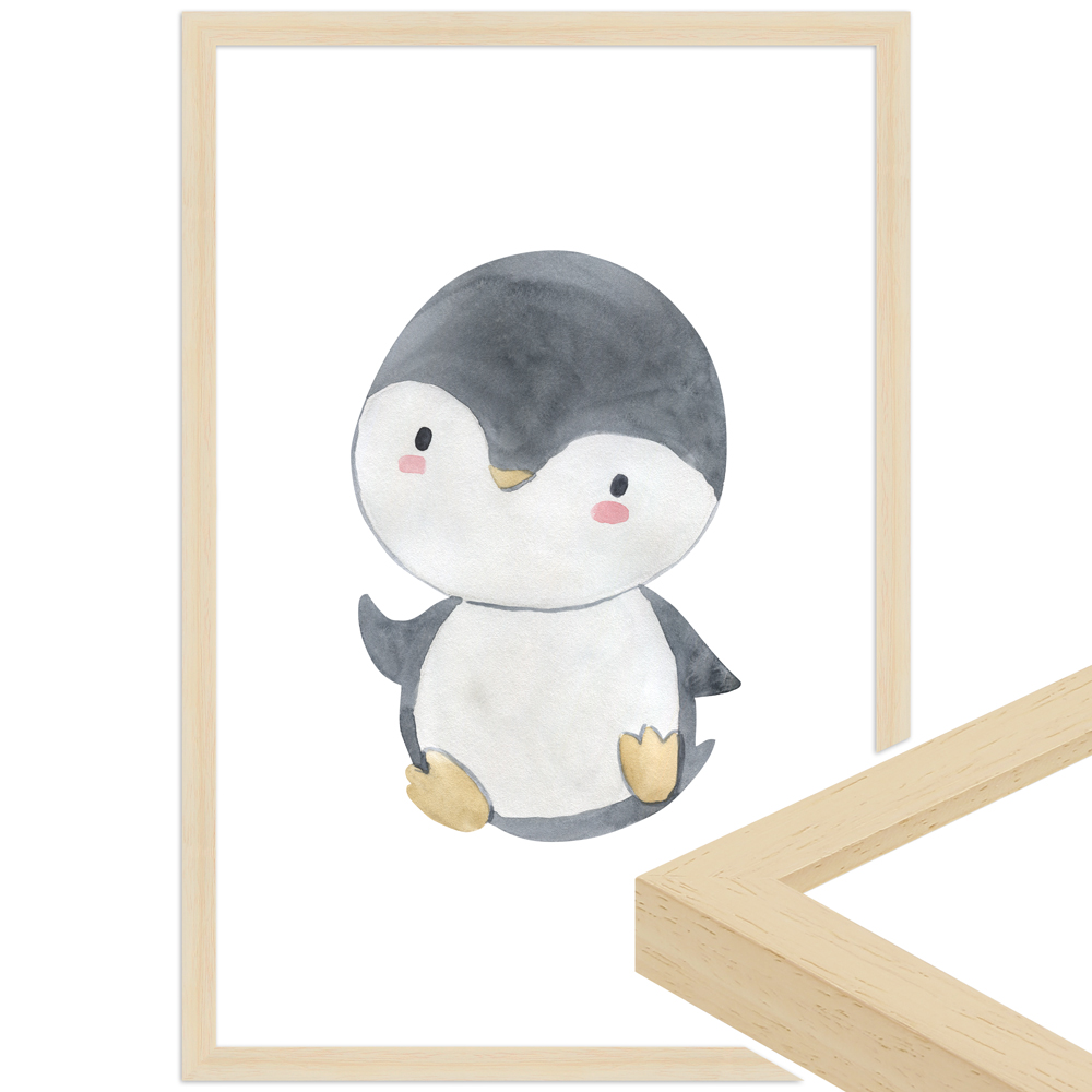 gerahmtes Poster | Pinguin