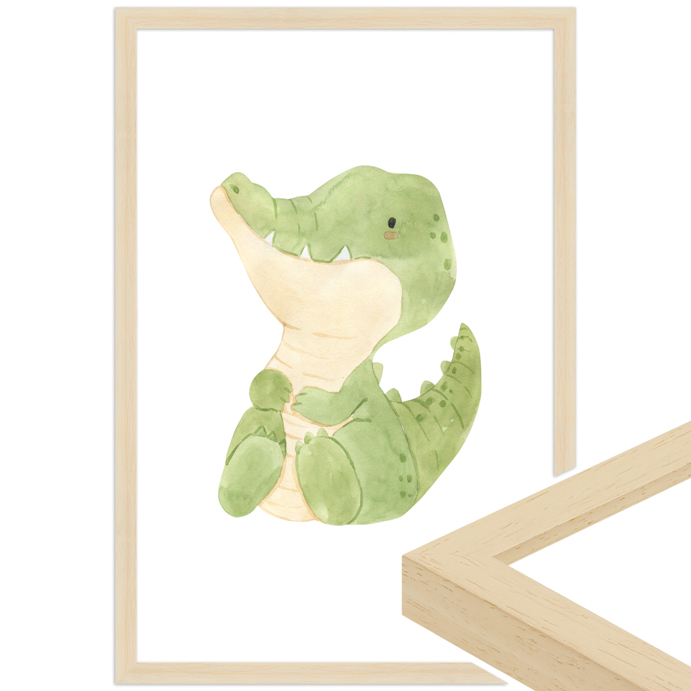 gerahmtes Poster | Alligator