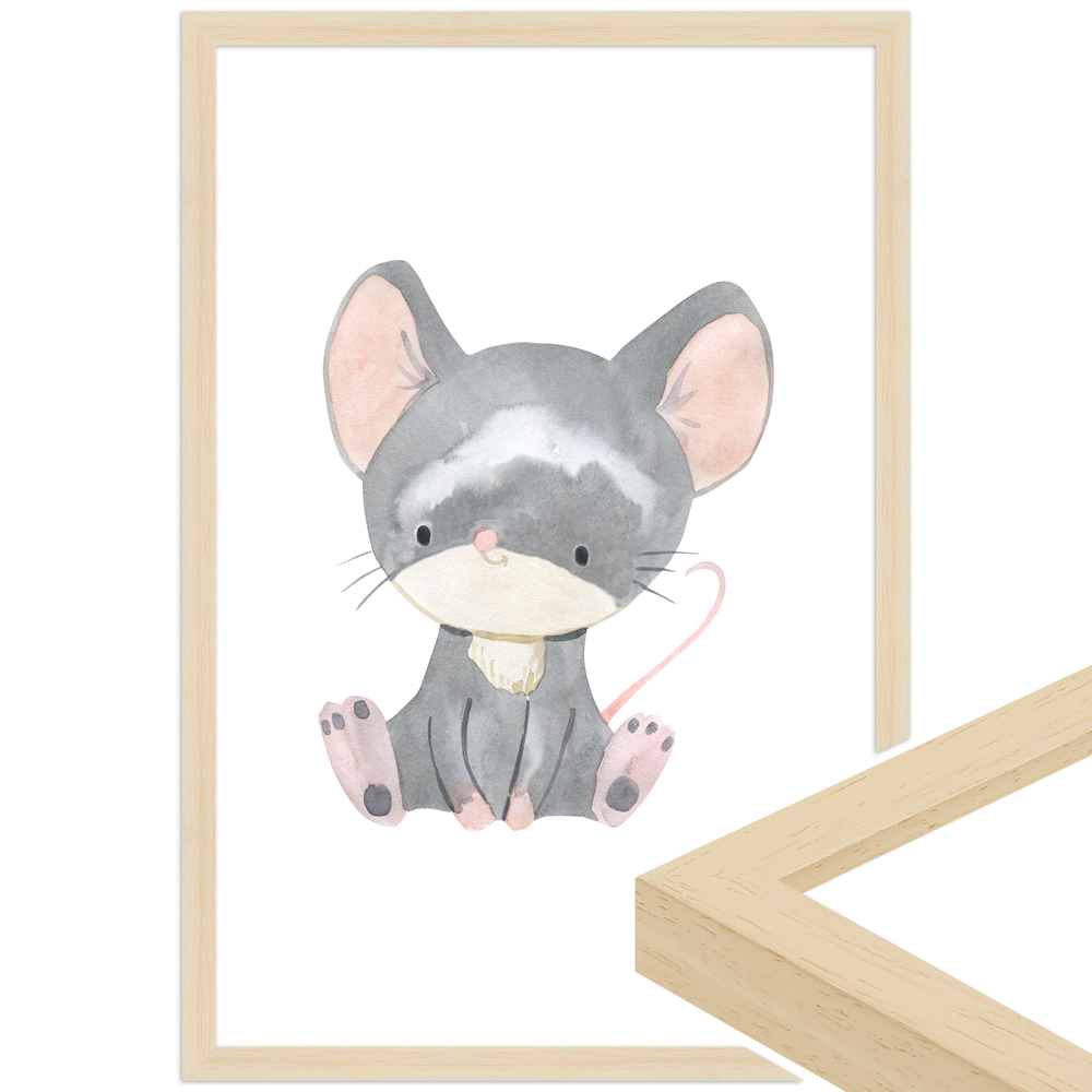gerahmtes Poster | Maus