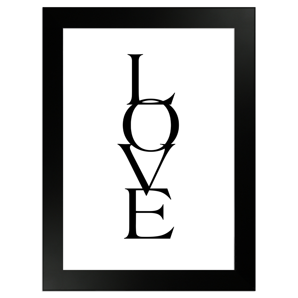 gerahmtes Poster | Love