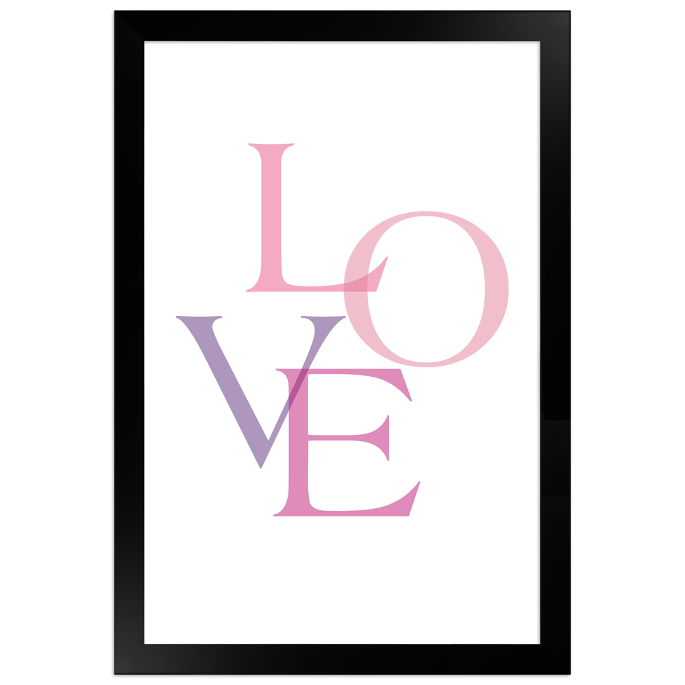 gerahmtes Poster | Love