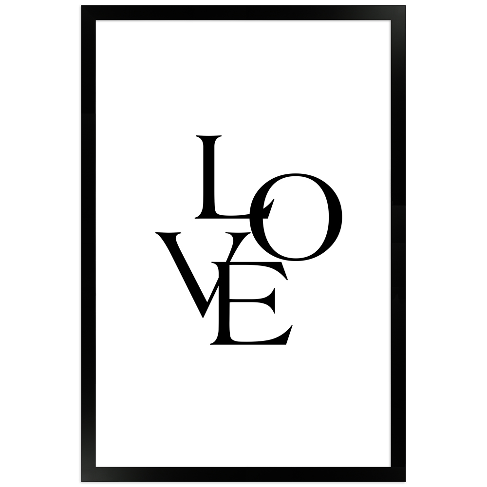 gerahmtes Poster | Love
