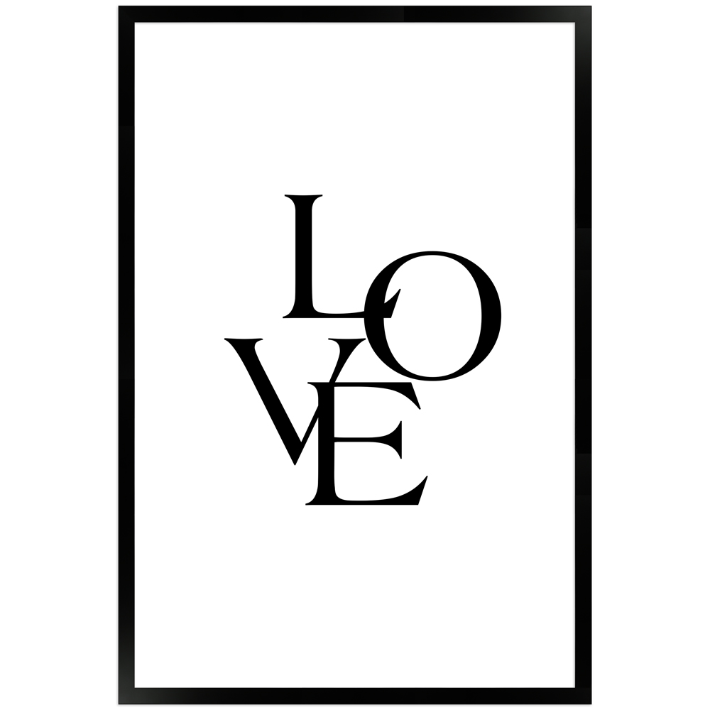gerahmtes Poster | Love
