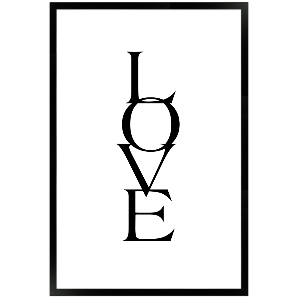 gerahmtes Poster | Love