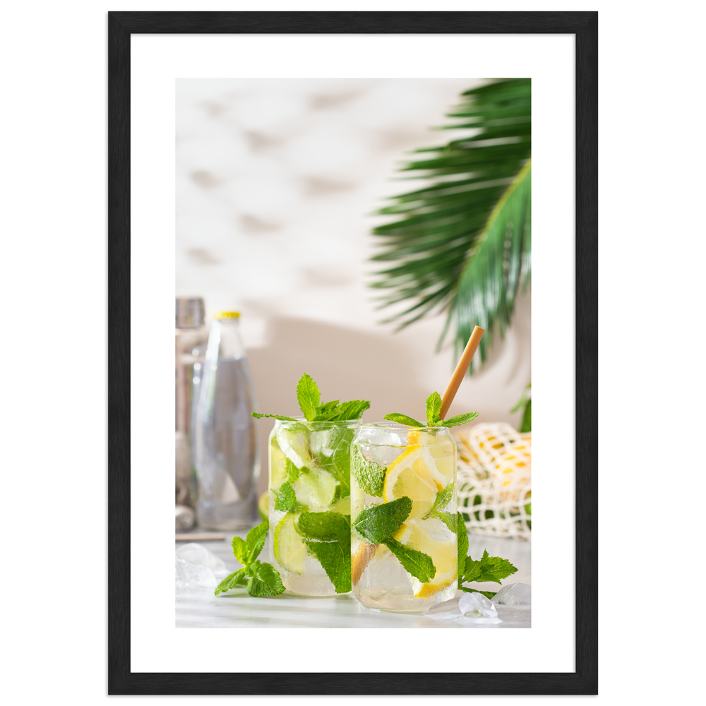 Citruskick | Poster mit Aluminiumrahmen