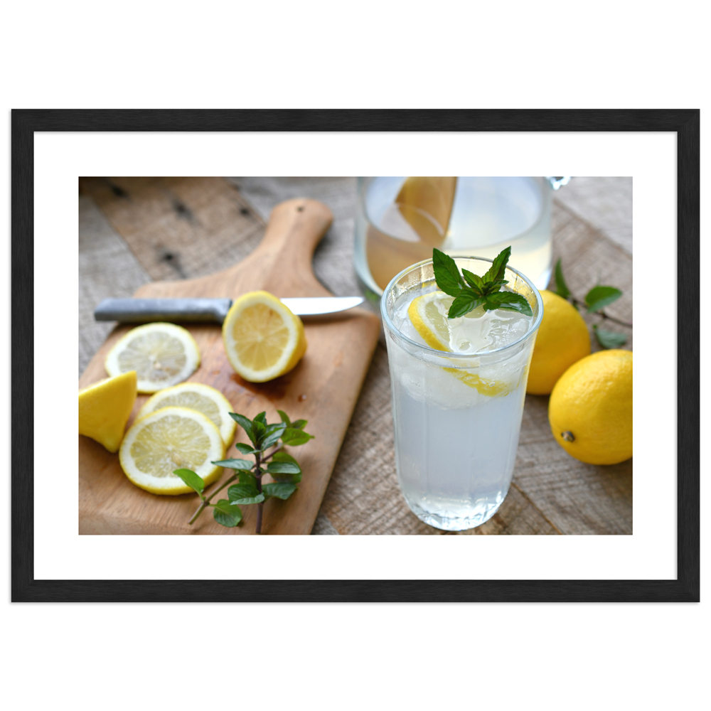 Sommerlaune | Poster mit Aluminiumrahmen