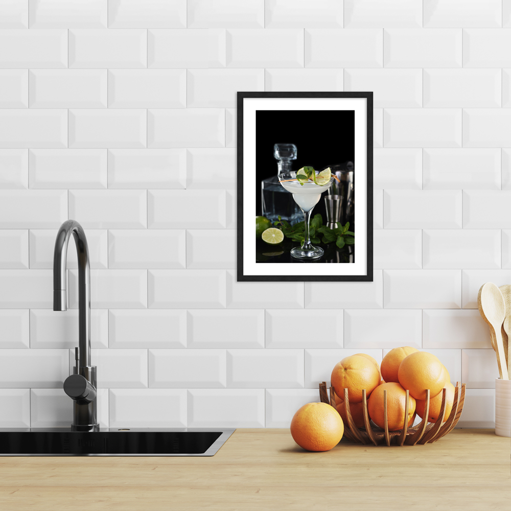 "Margerita" Poster in moderner Küche