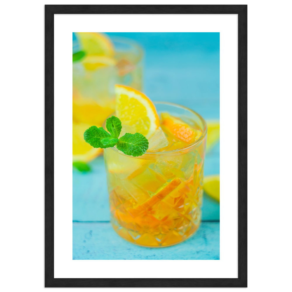 Sommerfrische | Poster mit Aluminiumrahmen