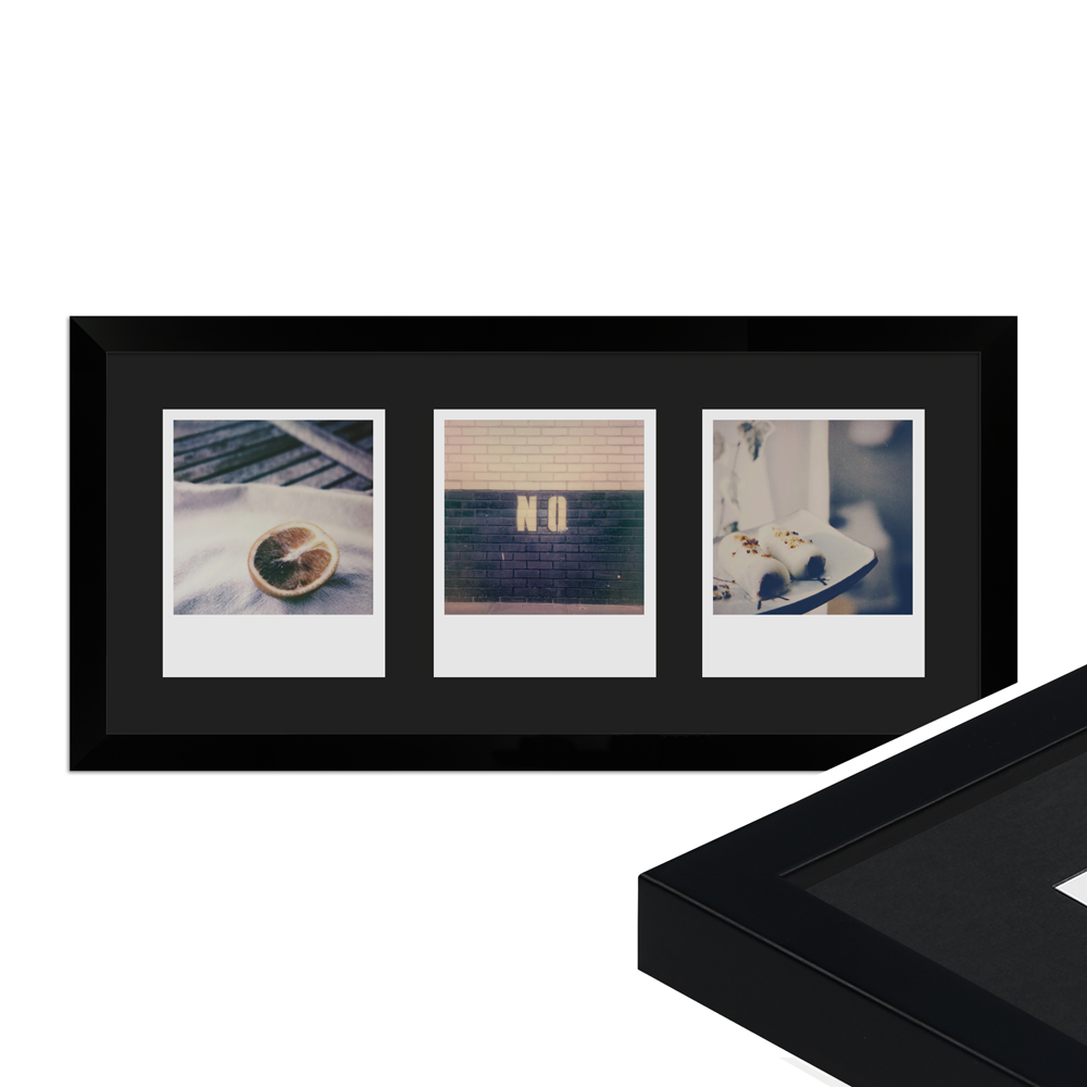 Hauptbild für 3 Polaroids, Bilderrahmen H950 Schwarz