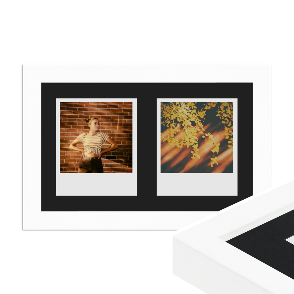 Hauptbild für 2 Polaroids, Bilderrahmen H960 Weiß