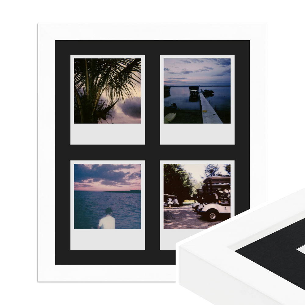 Hauptbild für 4 Polaroids, Bilderrahmen H960 Weiß