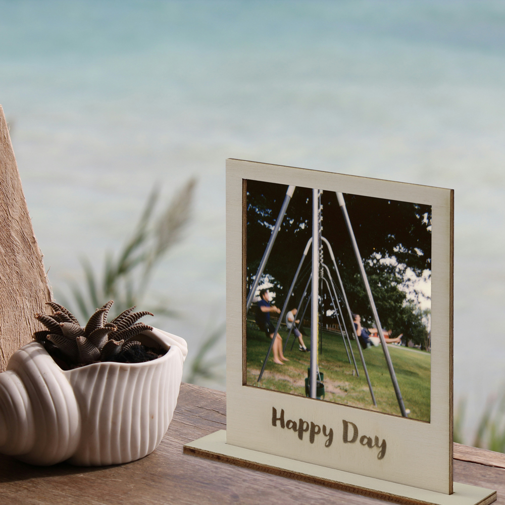 Polaroid Rahmen "Happy Day" zum Aufstellen