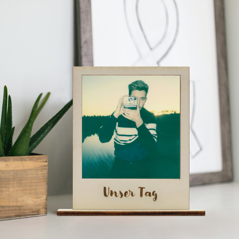 Rahmen für Polaroid Motiv "Unser Tag"