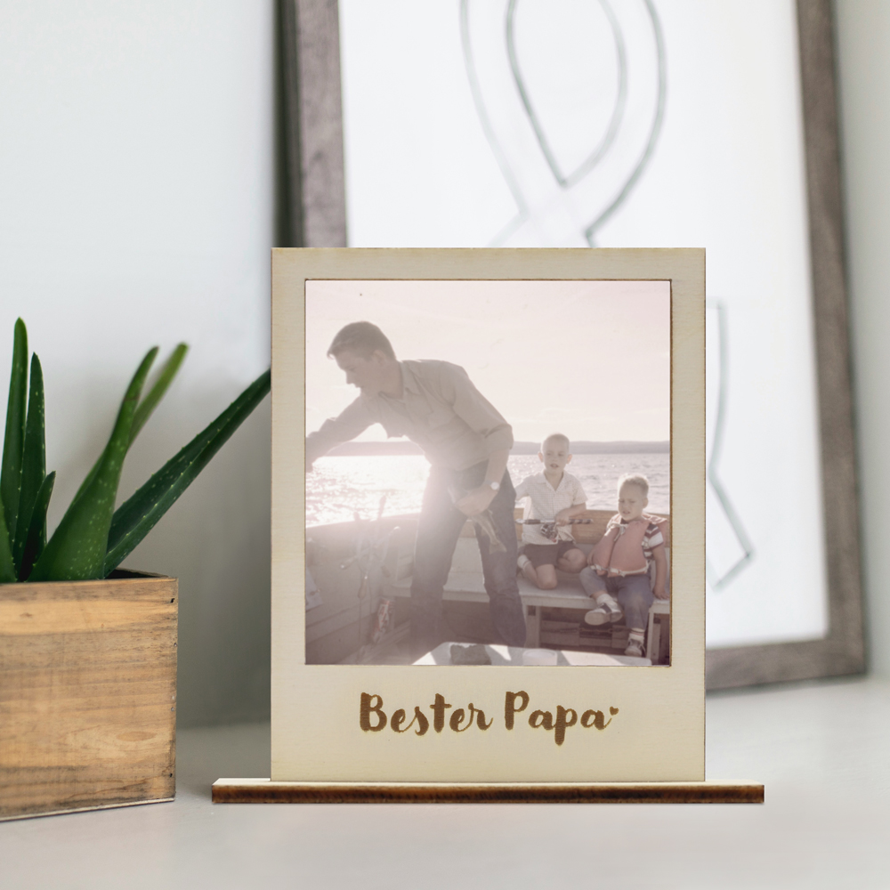 Rahmen für Polaroid Motiv "Bester Papa"