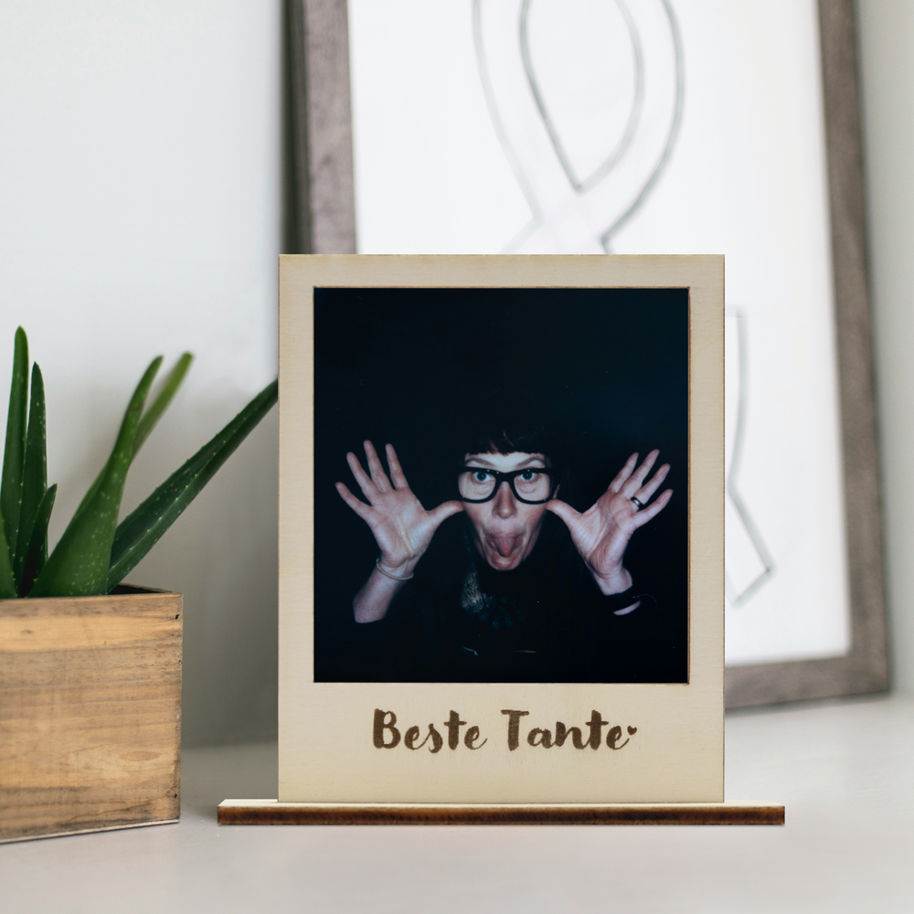 Rahmen für Polaroid Motiv "Beste Tante"